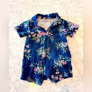 Old Navy Floral Baby Romper 12-18mos